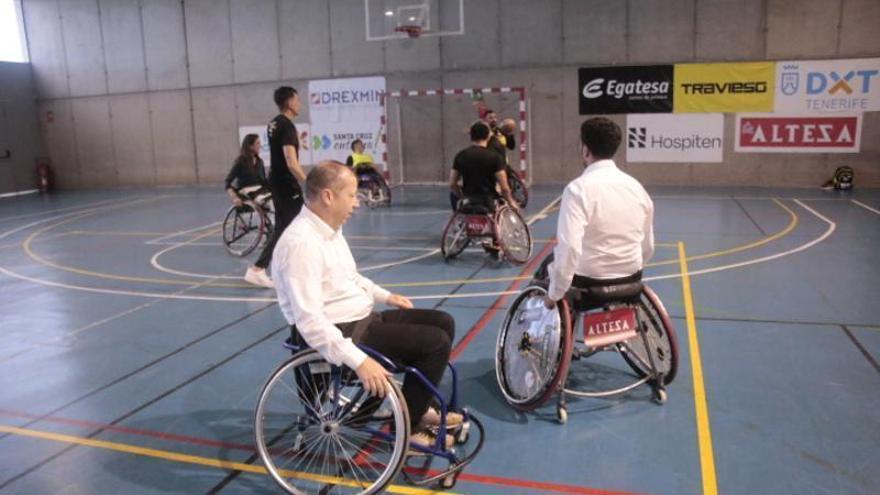 El Santa Cruz ADEIN Tenerife y Hospiten refuerzan su alianza por la inclusión a través del deporte