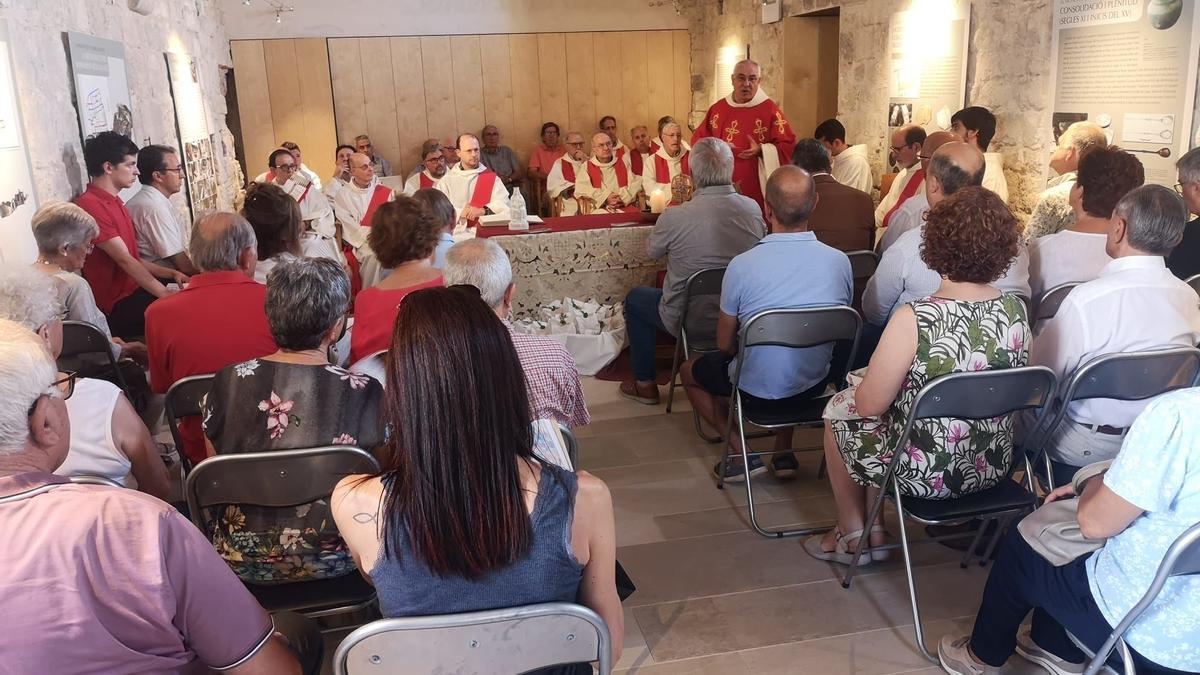 Missa presidida pel rector Mn. Jordi Font a Sant Llorenç de Sous