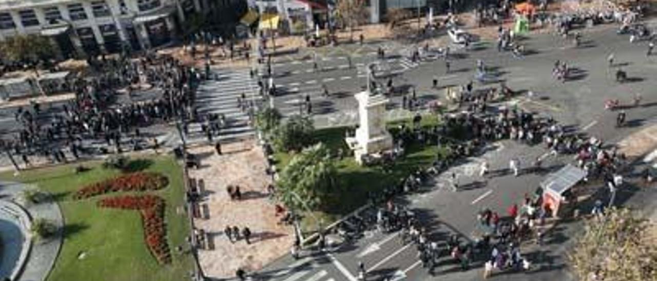 La peatonalización de la plaza del Ayuntamiento forma parte de la estrategia de sostenibilidad.