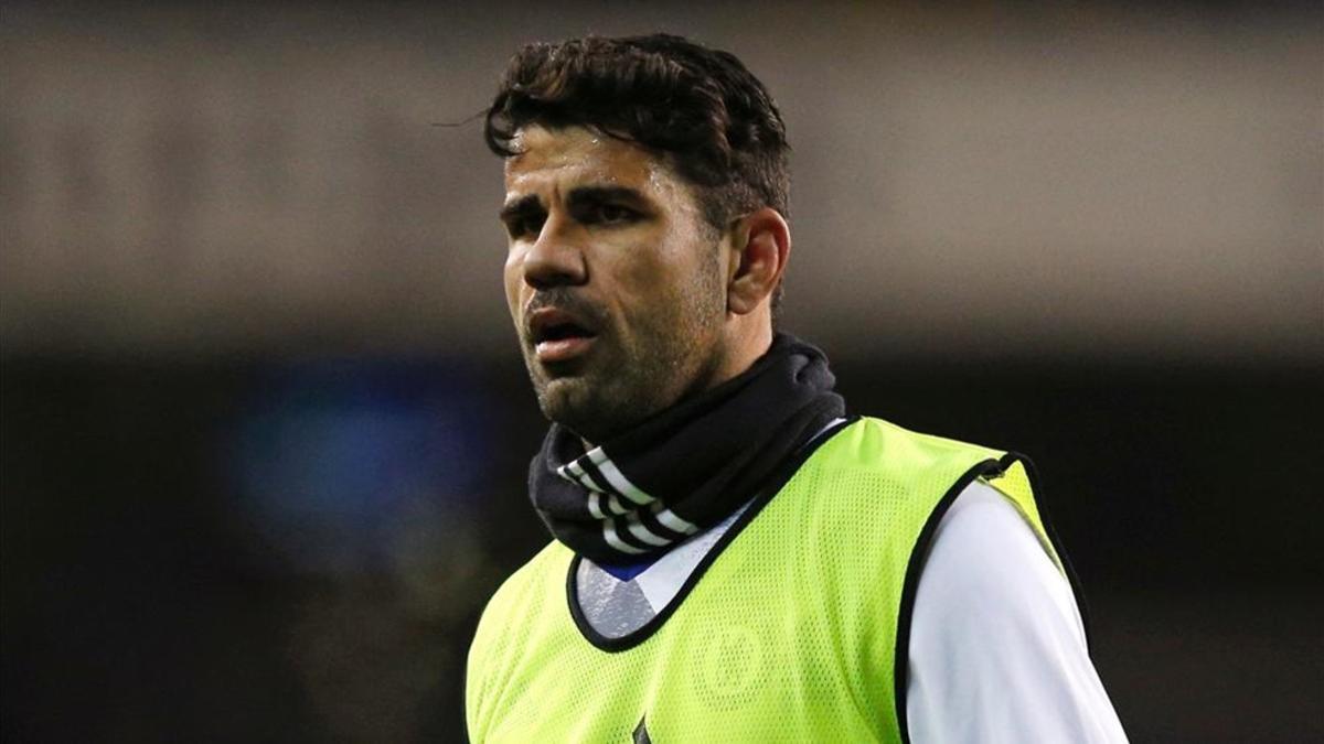 Diego Costa se he entrenado este lunes en solitario y sigue apartado del equipo