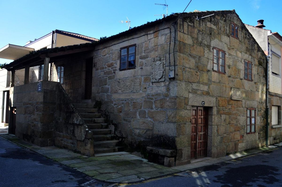 Exterior de la Casa Museo de los hermanos Camba, en Vilanova de Arousa