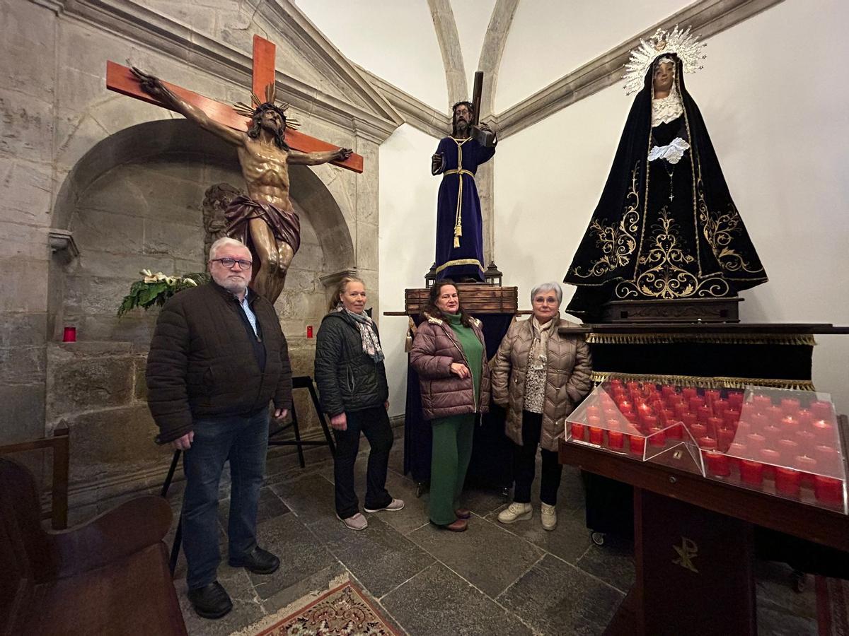 Por la izquierda, Alejandro Sanzo, Nati Pérez, Leonor Muñiz y Mar Álvarez.