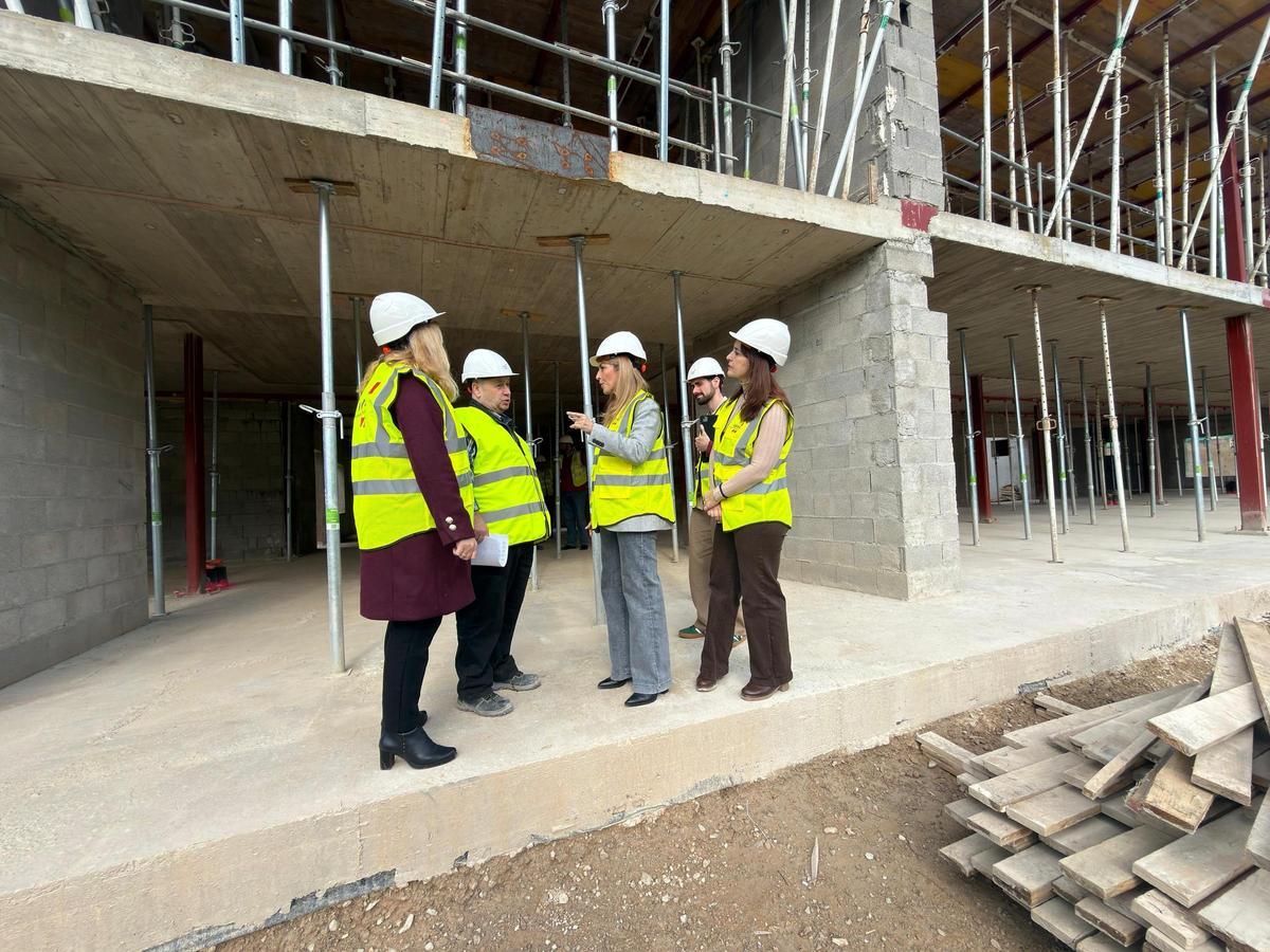 Las obras de la residencia para personas mayores de Andratx avanzan a buen ritmo.