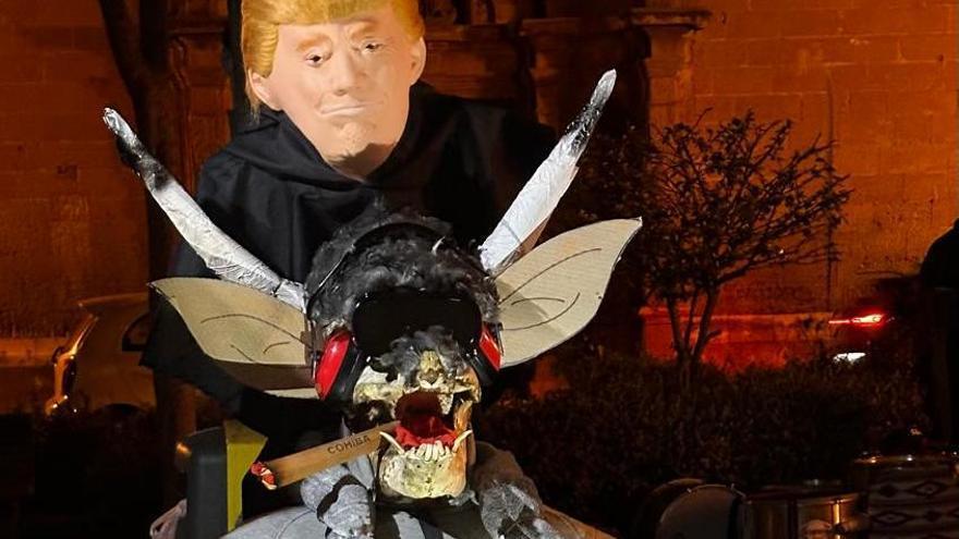 Banyaduro, el ninot más polémico de Sant Antoni en Llucmajor