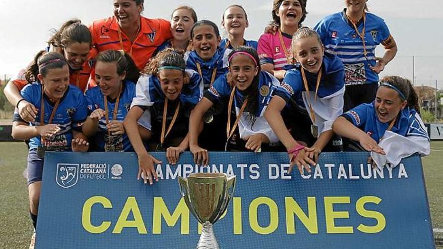 Títol català per al futbol femení de base igualadí