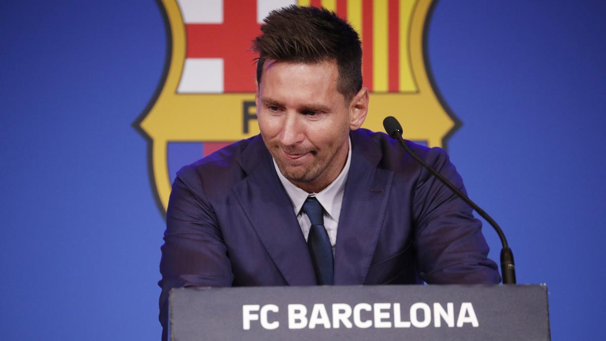 Lionel Messi se despide del Fútbol Club Barcelona