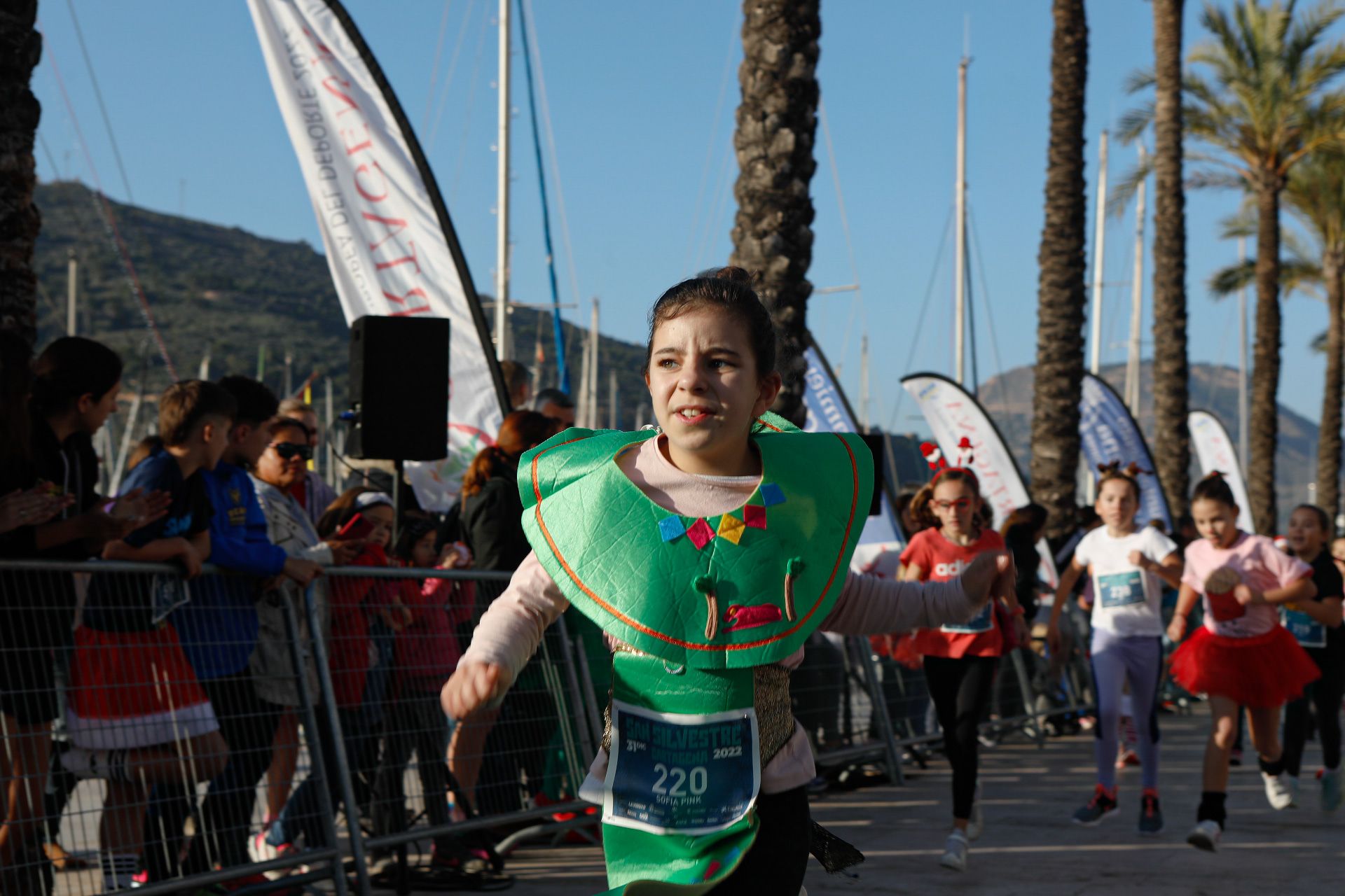 San Silvestre 2022 de niños en Cartagena