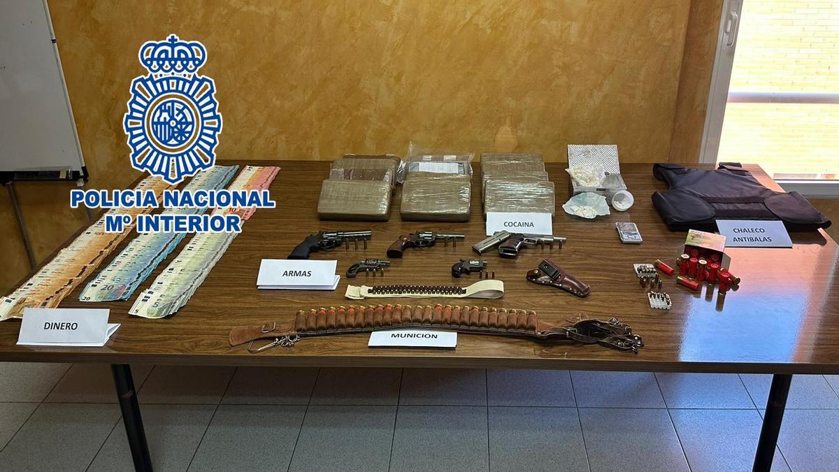 La Policía Nacional desarticula una peligrosa red de narcotráfico en Elche: 14 Kilos de cocaína interceptados
