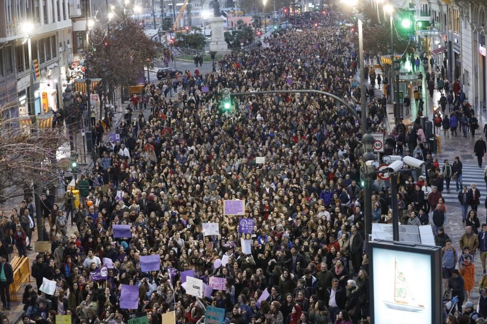 Manifestación del Día de la Mujer en València