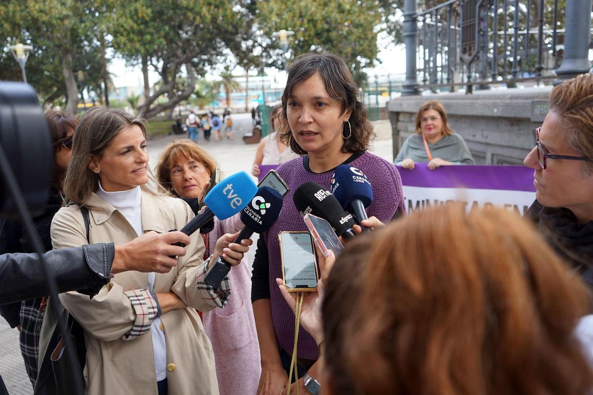 Nayra Marrero, portavoz de la Red Feminista de Gran Canaria.