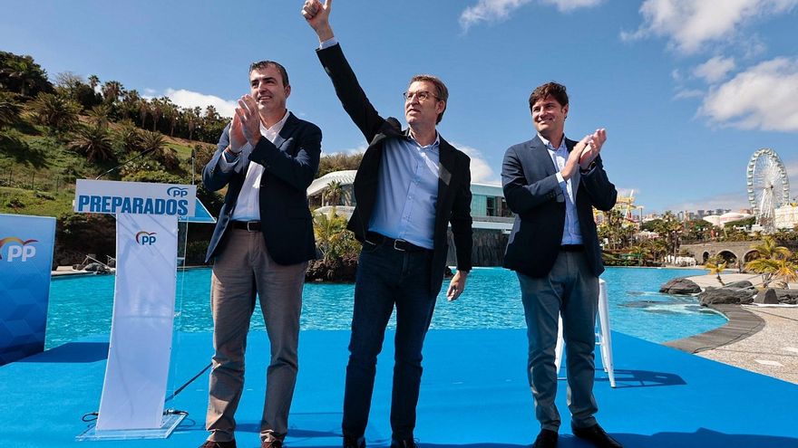 Feijóo is presented in the Canary Islands as the alternative of “quiet reformism”