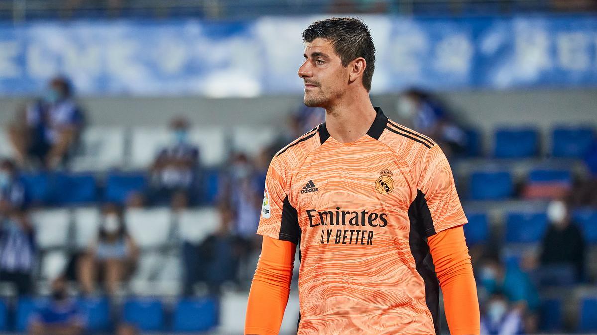 El portero del Real Madrid Thibaut Courtois.