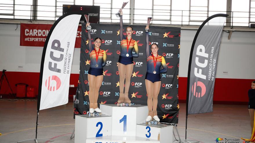 Bruna Talaverón, del CPA Cardona, s&#039;imposa en el Campionat Federació cadet de patinatge artístic