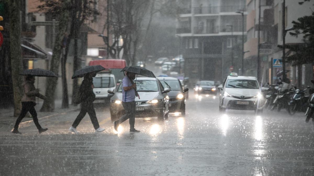 LLuvia en Ibiza