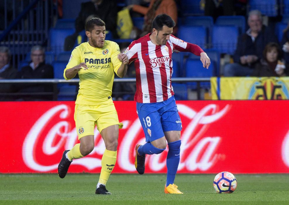 El partido del Villarreal y el Sporting, en imágenes
