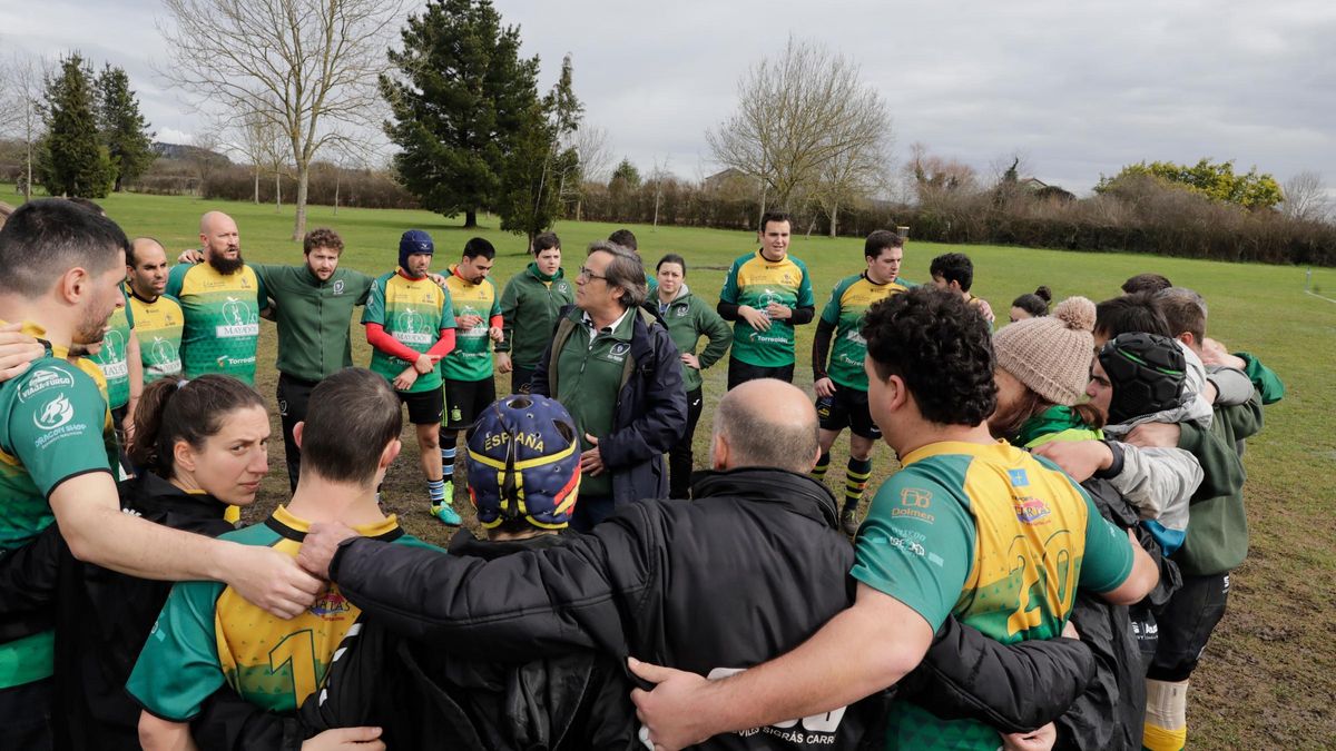 El equipo de rugby inclusivo de Llanera