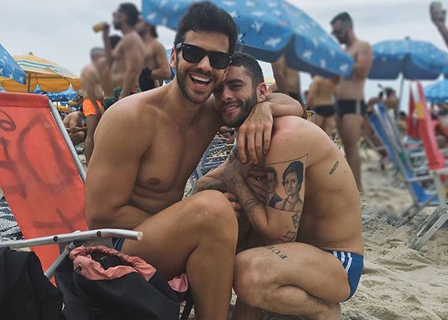Pelayo Diaz y Andy McDougall de vacaciones en Brasil