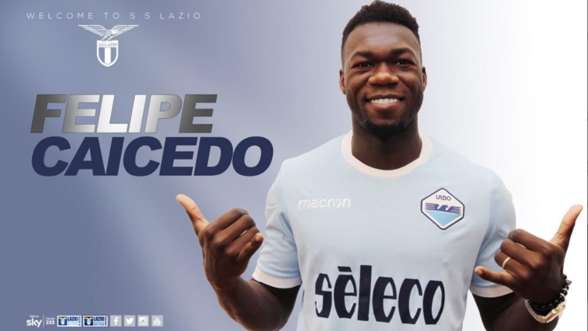 La Lazio ha dado la bienvenida a Caicedo
