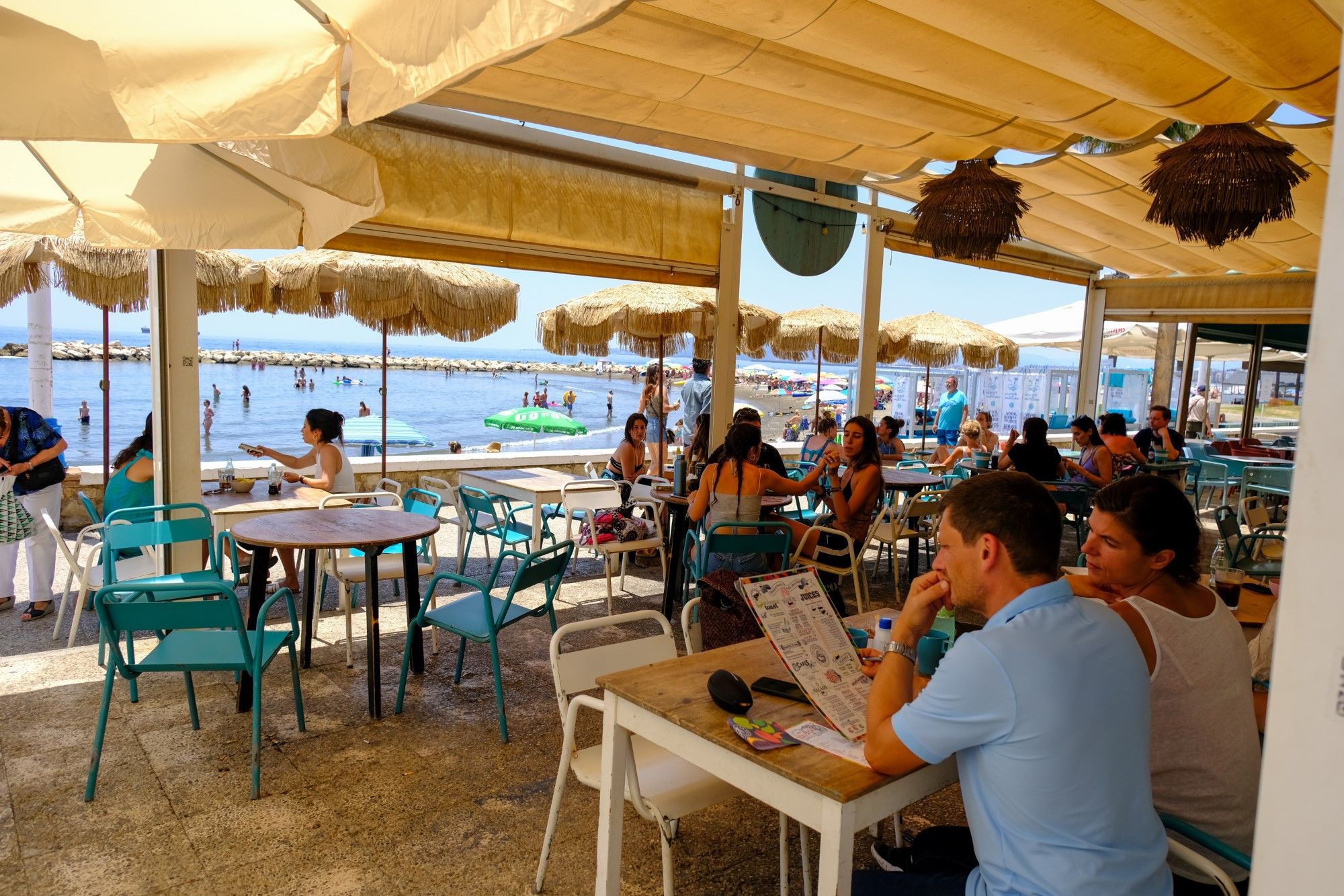 Primer domingo del verano 2023 en las playas de Málaga