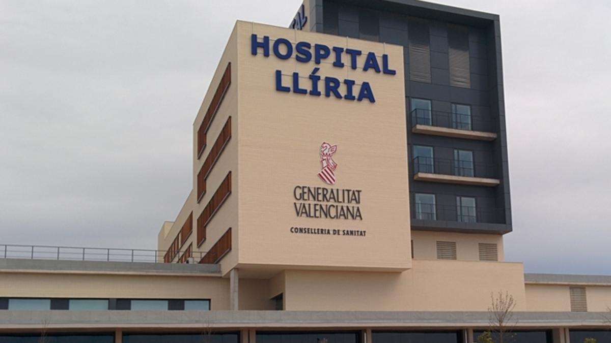 Fachada del Hospital de Llíria.