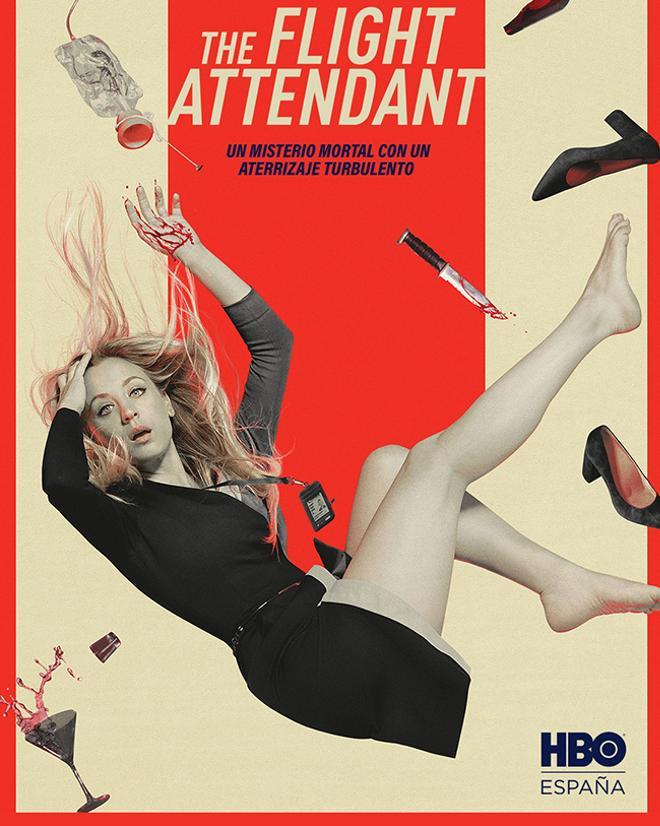 Cartel de la serie 'The flight attendant'