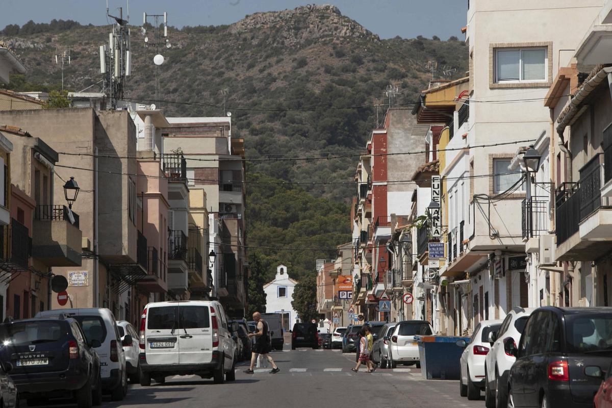 Vista de una calle de Faura