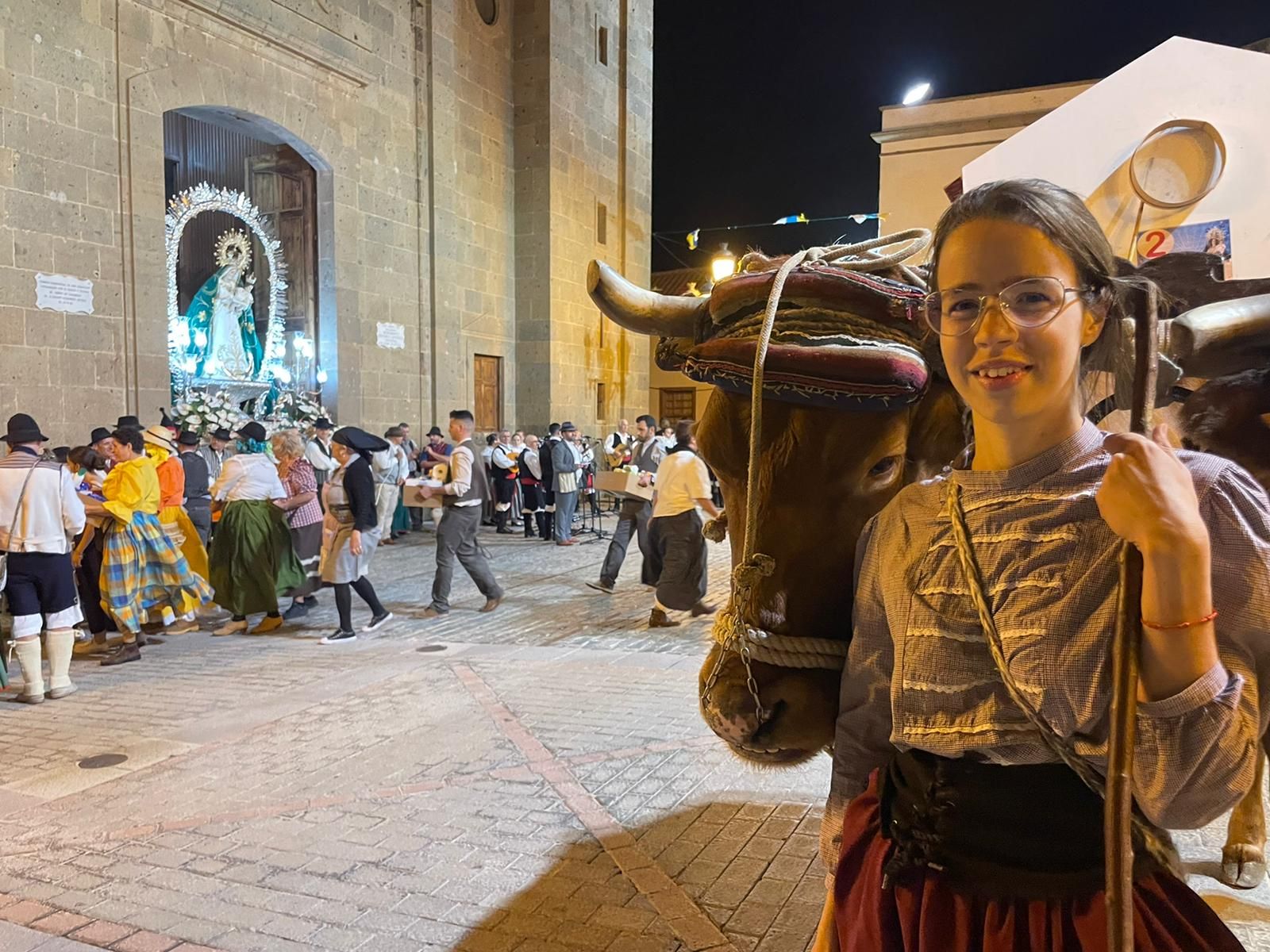 Romería ofrenda a la Virgen del Rosario en Agüimes