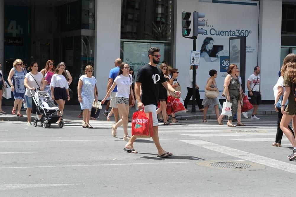 Comienzan las rebajas en Murcia