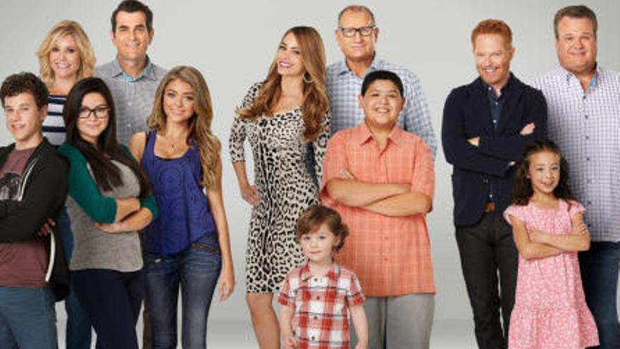 Elenco de la comedia &#039;Modern Family&#039;.