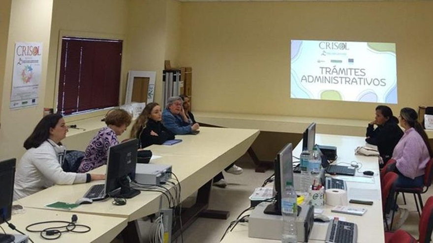 Taller del programa Crisol.