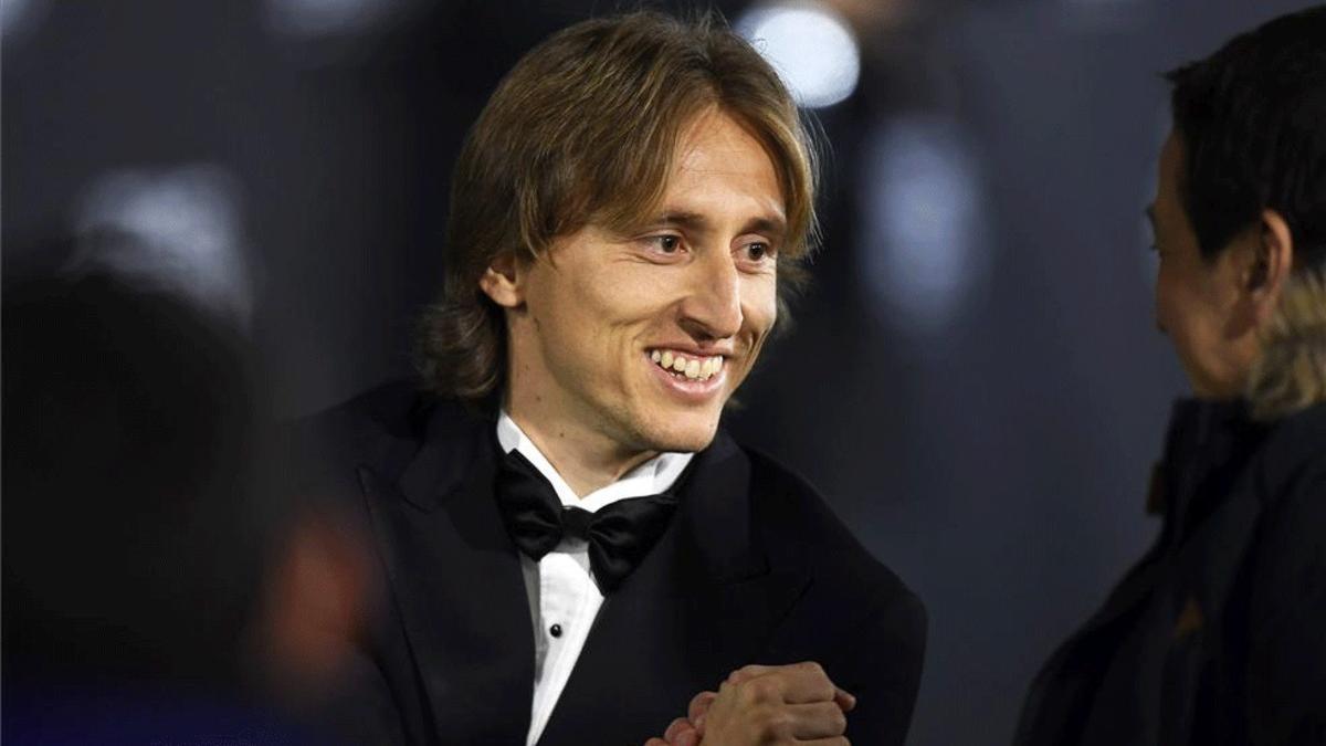 Modric, otro madridista que se acordó del Barça en la gala de 'The Best'