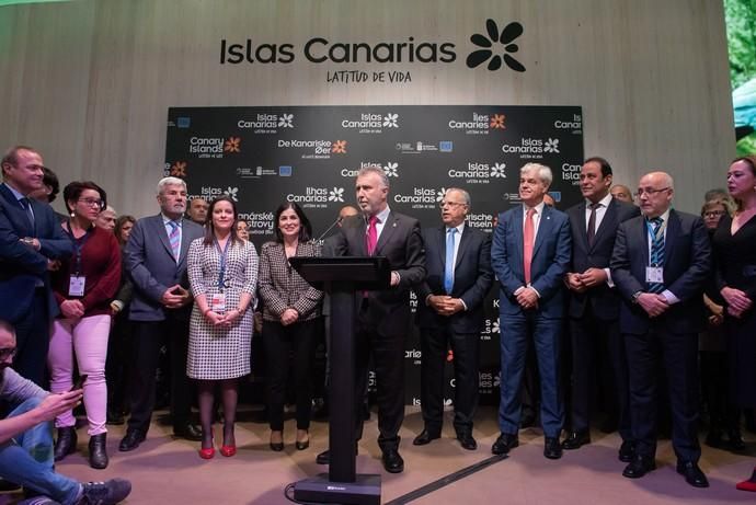 Pabellón de Canarias en la Feria Internacional de Turismo de Madrid FITUR 2020