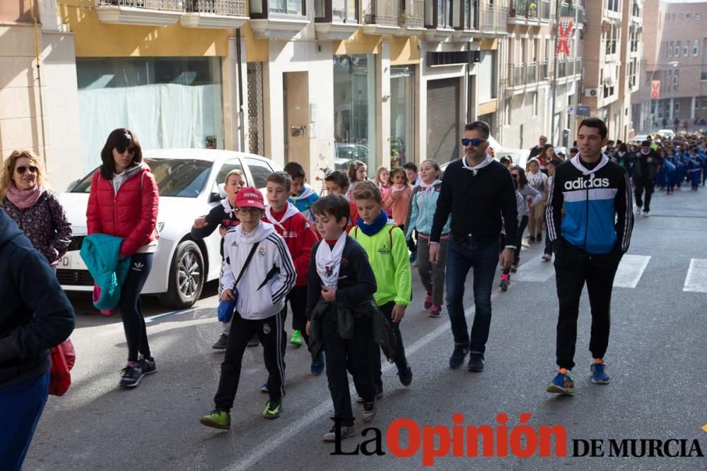 Marcha en el Día del Cáncer Infantil en Caravaca