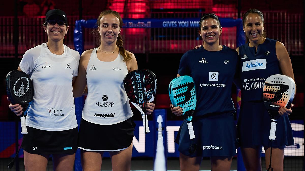 Lucía Sainz y Raquel Eugenio se separan tras perder ante Delfi Brea y Gemma Triay