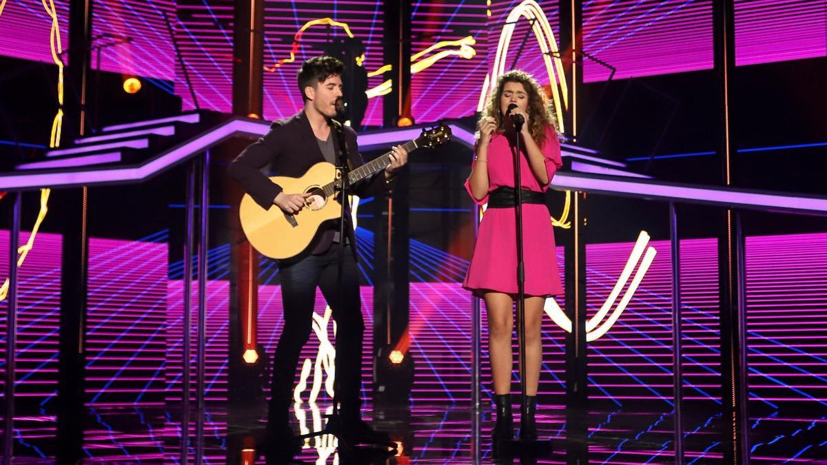 Roi y Amaia en la gala 5 de OT