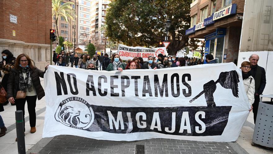Trabajadoras de la limpieza de Castellón se movilizan de nuevo por un convenio digno
