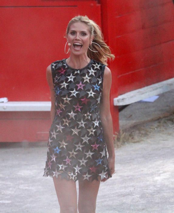 Heidi Klum en la Plaza de Toros