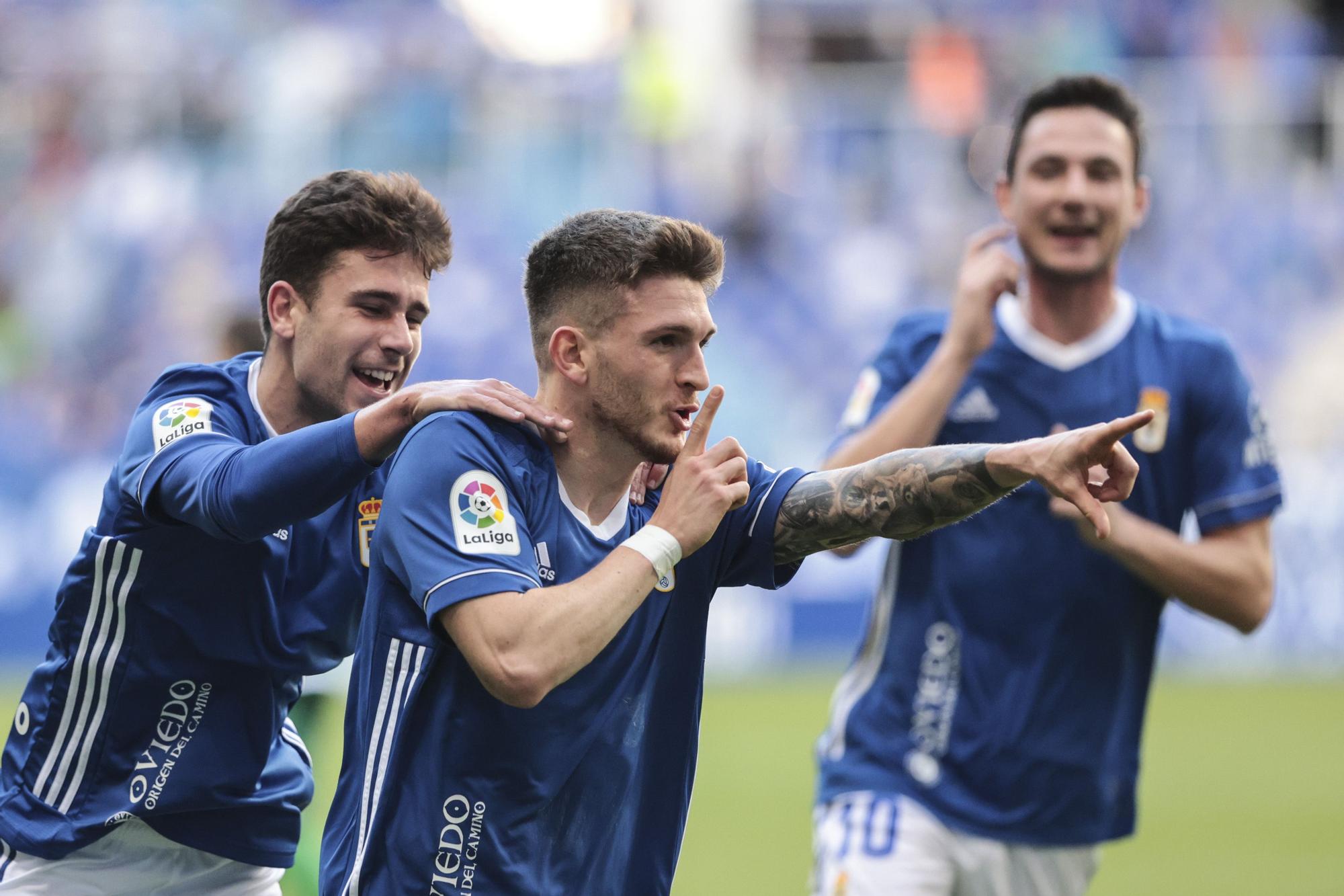 En imágenes: Así ha sido la victoria del Real Oviedo ante el Amorebieta