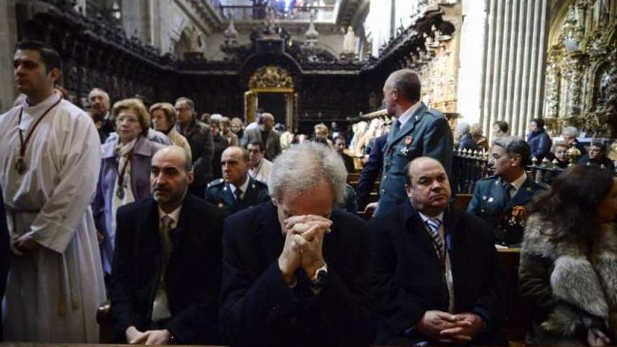 La misa de San Rosendo estuvo muy concurrida. // J. Regal