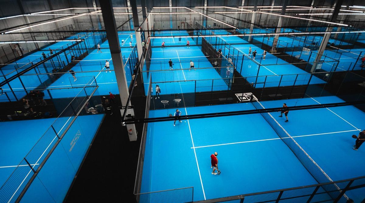 The impressive facilities of the M3 Padel Center