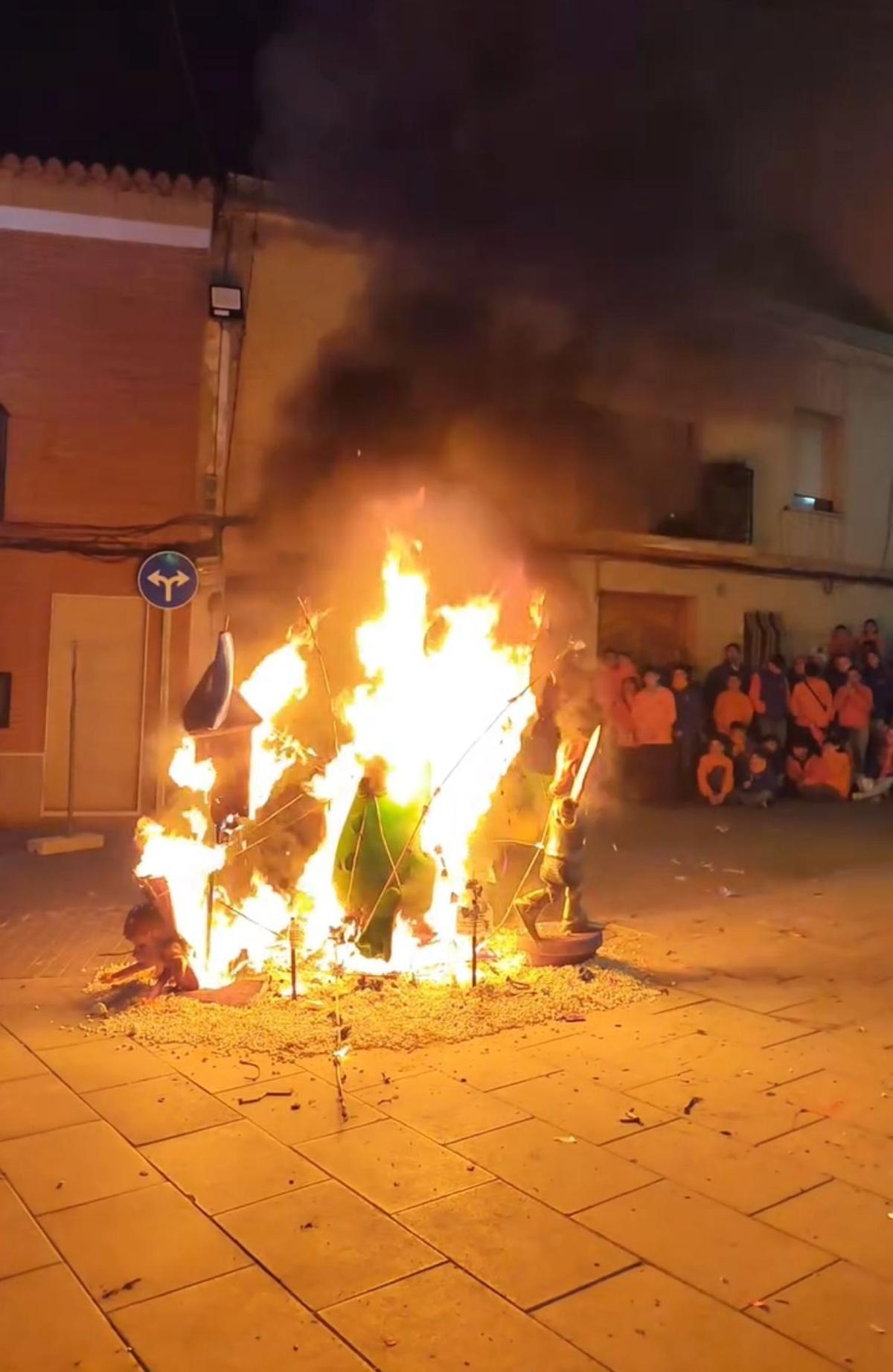 Cremà en Vilamarxant.