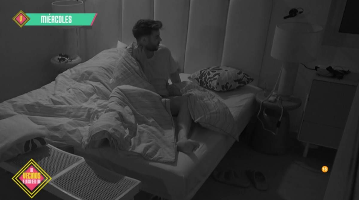 Gerard durante sus noche en 'Los Vecinos de la Casa de al lado'