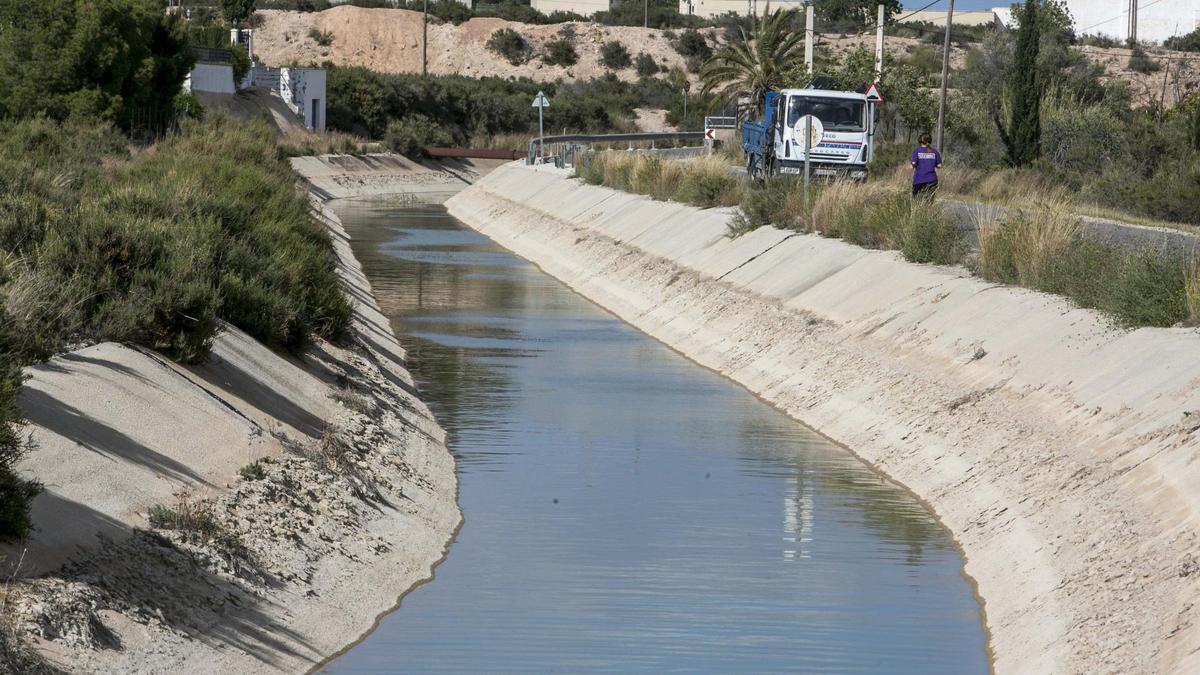 El trasvase Tajo- Segura a su paso por Crevillent