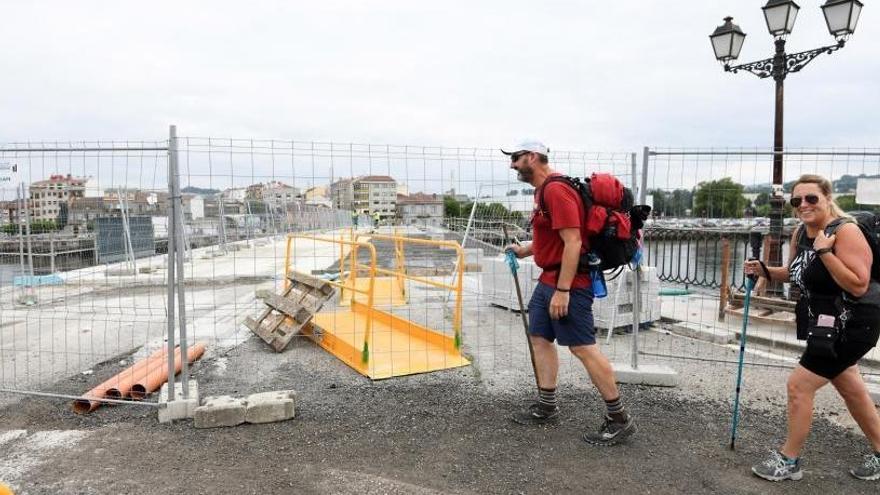 Arranca la reforma de la cabecera norte del puente de O Burgo