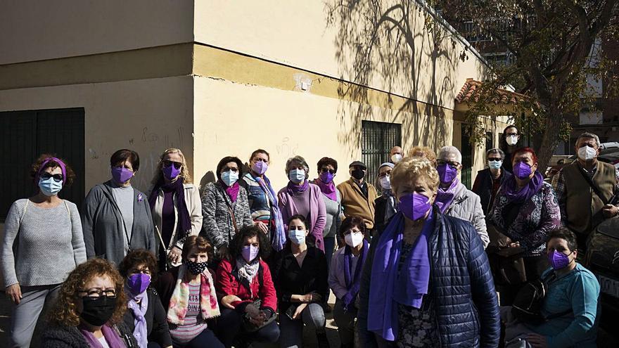 Algunos de los alumnos en el centro cerrado de San Andrés en marzo.