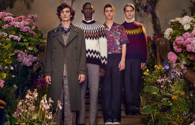 Looks de la colección de Erdem x H&M fotografiados por Michal Pudelka