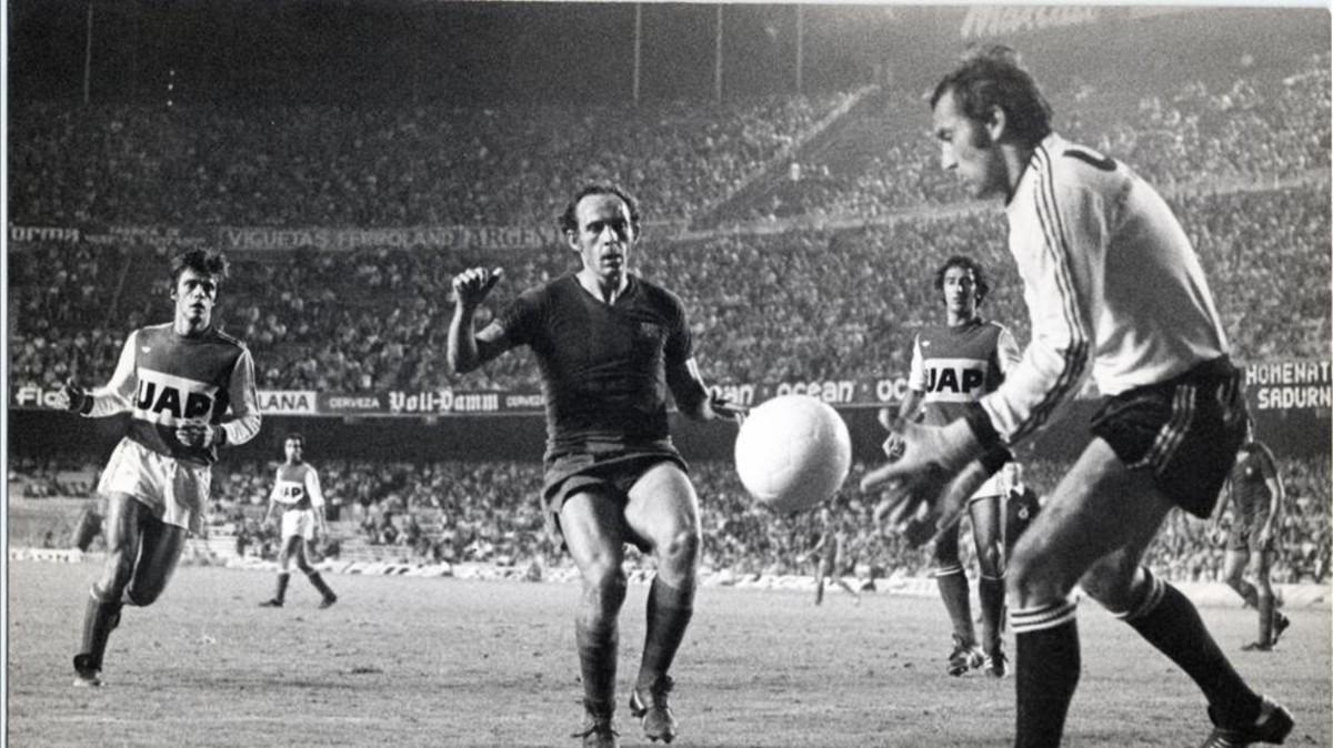 Clares fue un referente ofensivo en el Barça de Cruyff