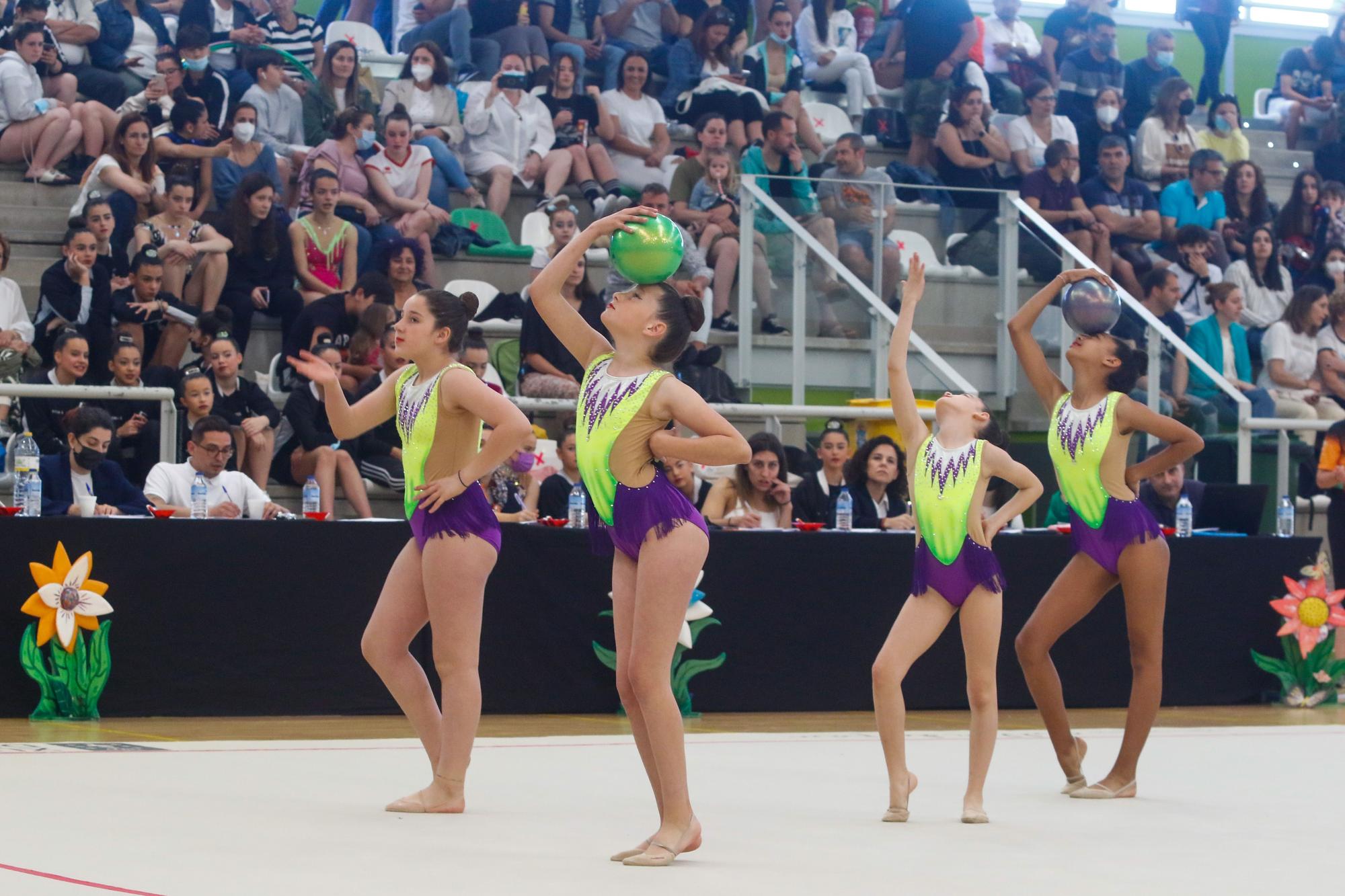 Campeonato autonómico de gimnasia rítmica en O Grove