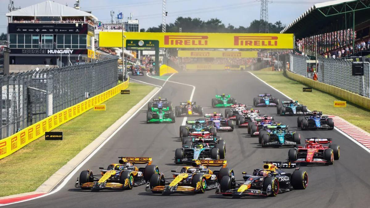 Salida en el GP Hungría 2024