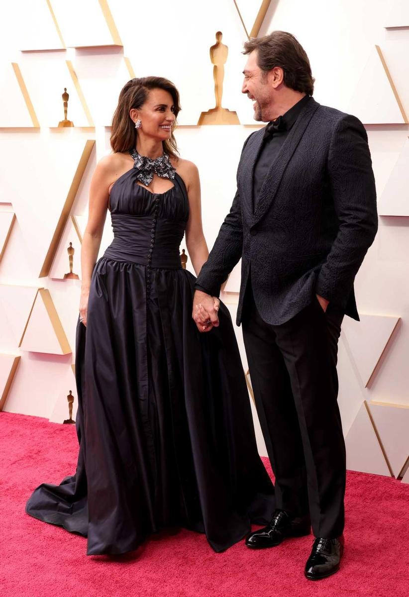 Penélope Cruz y Javier Bardem en los Premios Oscar 2022